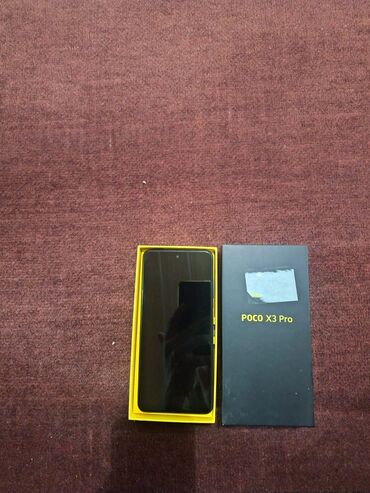 читалка для телефона fly: Poco X3 Pro, 128 GB, rəng - Qara, Barmaq izi