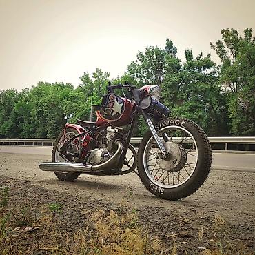 Мотоциклы: Кастомный ретро мотоцикл в стиле bobber Иж планета 3. документы — 4