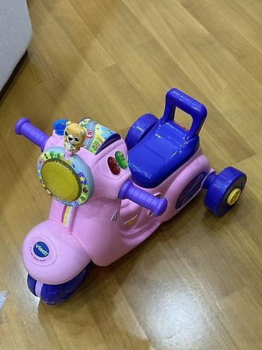oyuncaq ev: VTech Ride-on uşaq skuter oyuncağı - Rəng: çəhrayı, 3 təkərli sabit — 2