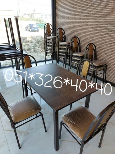 Masa və oturacaq dəstləri: Qonaq otağı üçün, Yeni, Açılan, Dördbucaq masa, 4 stul -da lalafo.az — 26 Masa və oturacaq dəstləri: Qonaq otağı üçün, Yeni, Açılan, Dördbucaq masa, 4 stul — 26