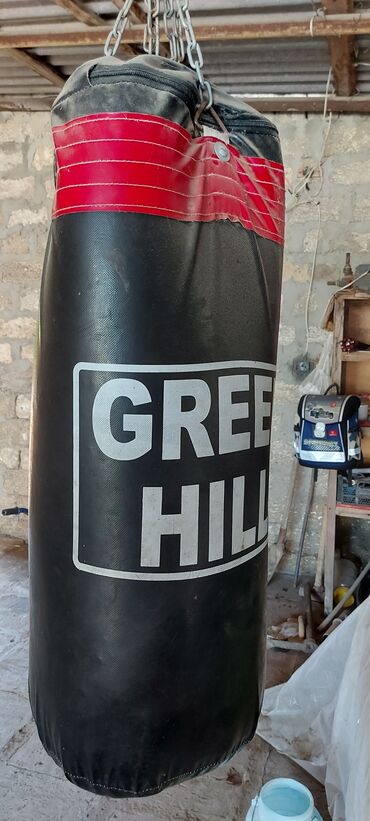 boks paltarı: Boks torbası qruşa 80 cm 40 azn bərk materialdı green hill
