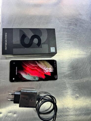 samaung a40: Samsung Galaxy S21 Ultra 5G, 256 GB, rəng - Qara, İki sim kartlı