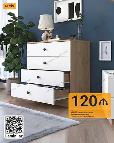 Komodlar: La Mini komod - Model: Komod, 4 çekmecəli - Ölçülər: Dərinlik 40 sm — 1