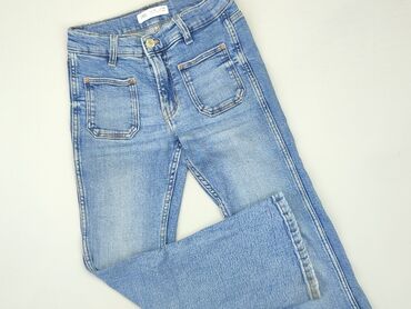 spodnie jeans na gumce dla chłopca: Джинси, Zara, 9 р., 128/134, стан - Задовільний