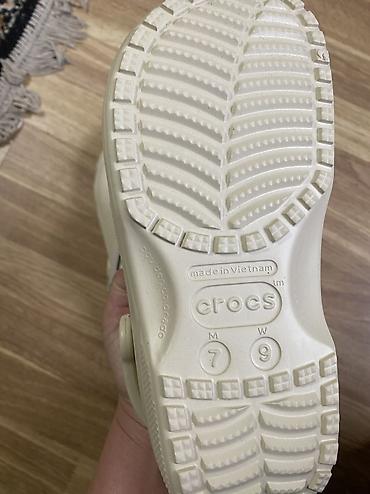 заказать crocs оригинал: Сабо, 40, Crocs, Новый, цвет - Бежевый, Самовывоз, Платная доставка — 3