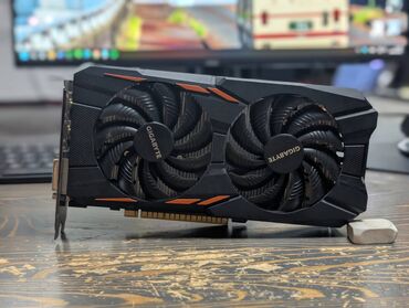 gtx 1050 2gb: Видео карта, Колдонулган, Gigabyte, GeForce GTX, 4 ГБ, ПК үчүн