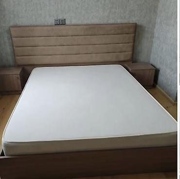 🛏️ Mebel dəsti satılır! Yekə, geniş və rahat kravat, yanında 2 tumba