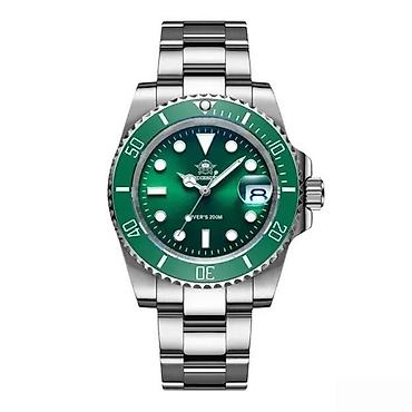 Ručni satovi: ADDIESDIVE MY-H3 - 41mm - Zelena - Rolex Submariner Homage Potpuno — 5
