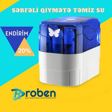 Su üçün kulerlər və dispenserlər: 💧ROBEN su filtri 🛒Roben model mətbəx üçün su təmizləyici filtr