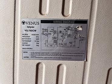 soyuducu kohnə: İşlənmiş 2 qapılı Venus Soyuducu Satılır, rəng - Ağ, Dispenserli — 3