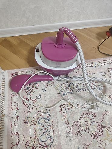 gunluk utu isi: Dik buxar ütüsü/steam steamer - Rəng: bənövşəyi–ağ - Su çəni olan — 1