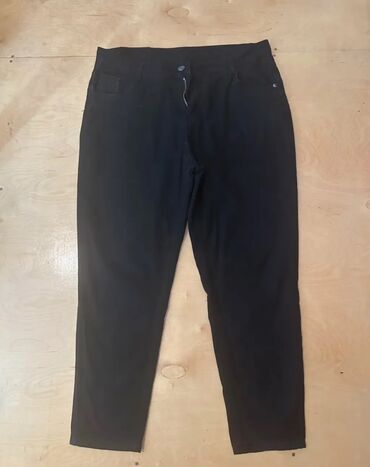 Cinslər: Mavi rəngli klassik denim cins şalvar - Model: düz/regular kəsim — 3