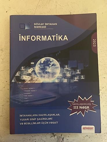 Testlər: İnformatika Testlər 6-cı sinif, 1-ci hissə, 2023 il — 9