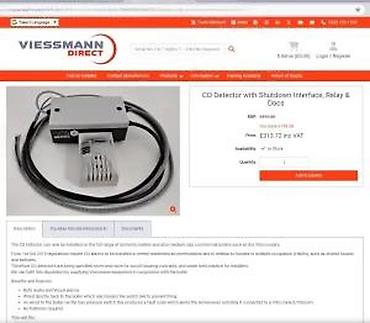 Oprema i sredstva za zaštitu: Viessmann CO detektor sa funkcijom isključenja, interfejsom i relejnim — 15