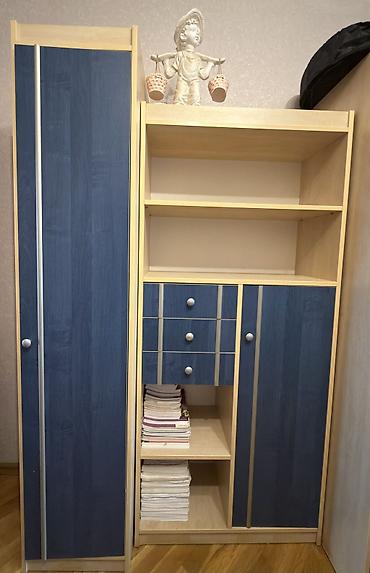 defter: Uşaq/yeniyetmə otağı üçün modul mebel dəsti Tərkibi: - Yuxarı şkaflı — 2