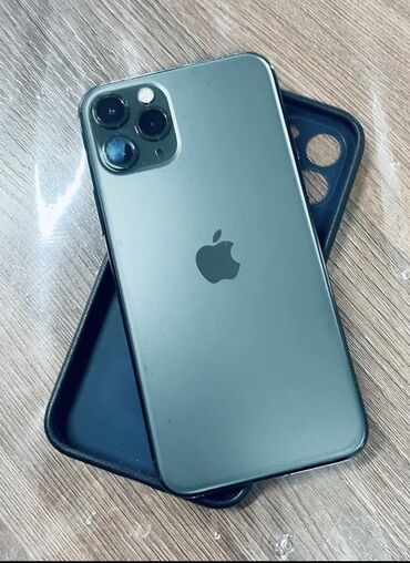 тепловая пушка б у: IPhone 11 Pro, Колдонулган, 256 ГБ, Matte Midnight Green, Каптама, 77 %
