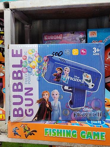 Пузырчатый пистолет Disney Frozen II - Электрический пистолет для at lalafo.kg Пузырчатый пистолет Disney Frozen II - Электрический пистолет для