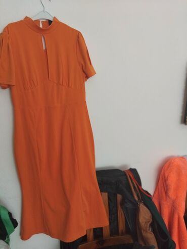 haljina canda: L (EU 40), bоја - Narandžasta, Večernji, maturski, Kratkih rukava