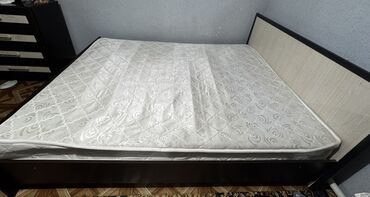 сколько стоит двуспальная кровать с матрасом: Эки кишилик керебет, Колдонулган, Матрасы бар, узуну - 200 см
