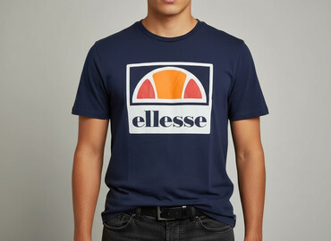 bluzy z smiesznymi napisami: Ellesse, Koszulka dla mężczyzn, rozmiar S