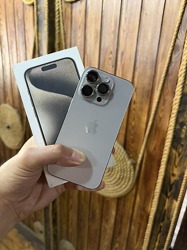 prodat iphone: IPhone 15 Pro, Natural Titanium, Face ID — 1