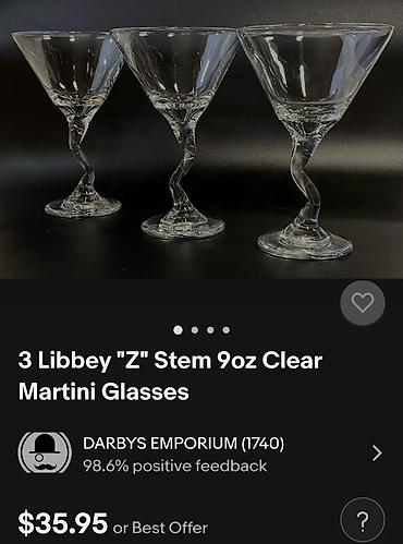 koktel set: Case kristal,z-stem"za zestoko pice iz 1980/90ih.god. Case za — 2