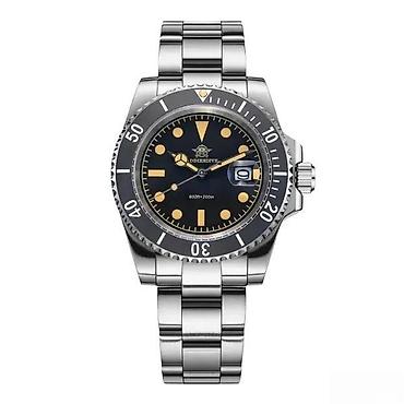 Ručni satovi: ADDIESDIVE AD2054 - 41mm - Crna - Rolex Submariner Homage ADDIESDIVE — 11