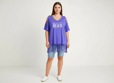 koszula biała plażowa: Bpc bonprix collection, Bluzka damska, rozmiar L