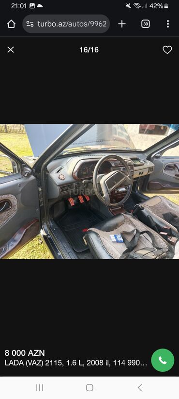 VAZ (LADA): LADA Samara sedan - Kuzov: 4 qapılı sedan, tünd rəng - Mühərrik və — 8