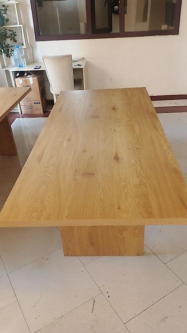 Masalar: Mebel: iri ölçülü düzbucaqlı masalar (2 ədəd) Təsvir: - Minimalist — 2