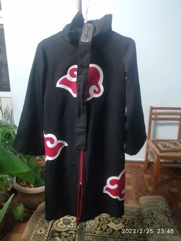 костюм игры в кальмара: Плащ акатцуки + повязка скрытого дождя повязка бесплатно одевали редко