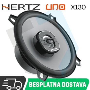 Ostala auto elektronika: Hertz Uno X 130 5-inčni dvosmerni koaksijalni zvučnici imaju — 5