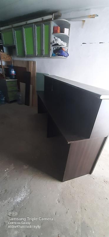 reception stolu satilir: İşlənmiş, Açılmayan, MDF, Dördbucaq masa — 4