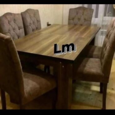 Masa və oturacaq dəstləri: Qonaq otağı üçün, Yeni, Açılan, Dördbucaq masa, 6 stul -da lalafo.az — 17 Masa və oturacaq dəstləri: Qonaq otağı üçün, Yeni, Açılan, Dördbucaq masa, 6 stul — 17