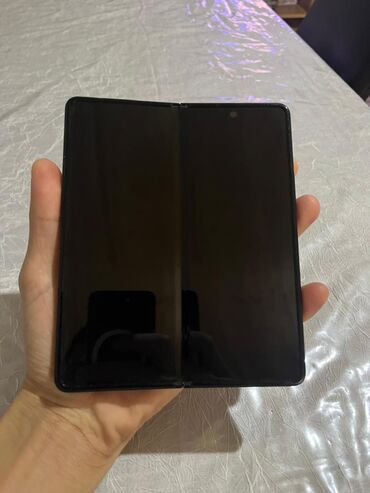 samsung z fold 2: Samsung Galaxy Z Fold 3, 256 GB, rəng - Qara, Barmaq izi, İki sim kartlı, Düyməli