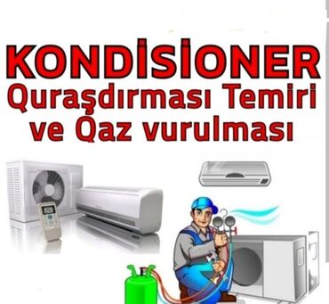 Kondisionerlər: Təmir, Split kondisionerlər, Təmizləmə, Zəmanətlə