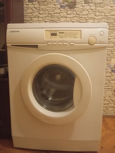 Paltaryuyan maşınlar: Paltaryuyan maşın Samsung, 5 kq, Avtomat, Qurutmasız, Kredit yoxdur