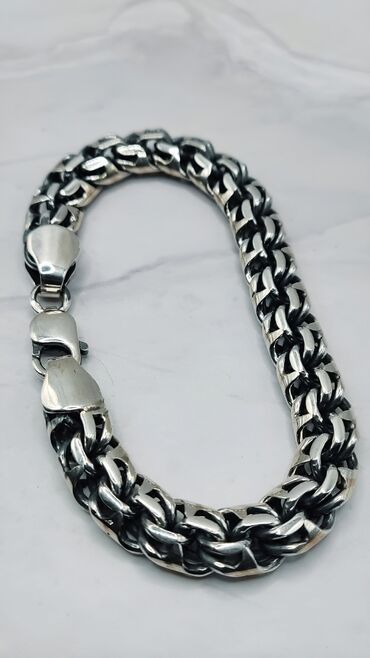 Серебряные браслеты: Серебряный Браслет Рамзес 146 гр Серебро 925 проба Ручная работа — 12