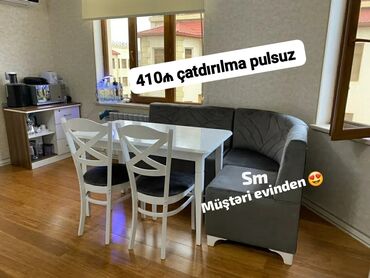 metbex stulları: Для кухни, Нераскладной, Прямоугольный стол