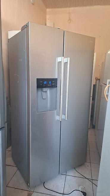 Midea side-by-side soyuducu - Rəng: gümüş (inox görünüşlü) -