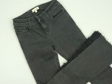 Women's Clothing: Material trousers for women, size XS (EU 34)