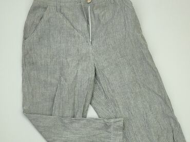 bluzki z łączonych materiałów: Material trousers, M (EU 38), condition - Very good
