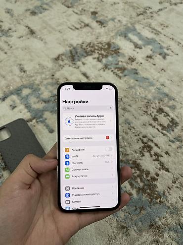 Apple iPhone: IPhone 12 Pro, Б/у, 256 ГБ, Графит, Защитное стекло, Чехол, Кабель, 77 % — 3