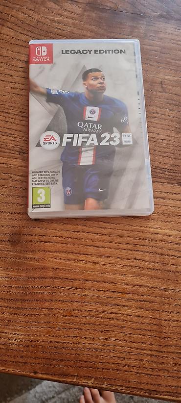 igracka slon: Prodajem igricu FIFA 2023 za Nintendo switch. Cena igrice je — 1