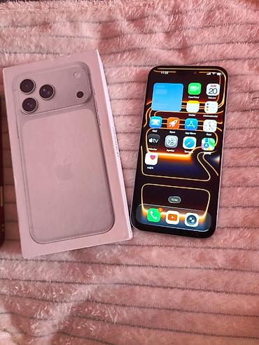 dubay ayfonlar: IPhone 17 Pro Max, 128 GB, Bordo, Barmaq izi, Sənədlərlə — 1