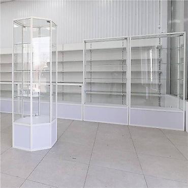 Витрины: Витрина торговая из профиля и стекла, Акция, прилавки, для магазина — 8