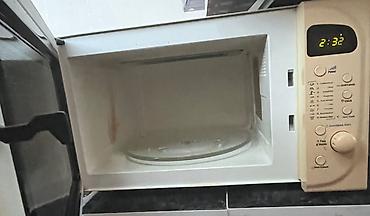 av kabel tv: Super General mikrodalğalı soba - Rəng: bej ön panel, ağ korpus, xrom — 2
