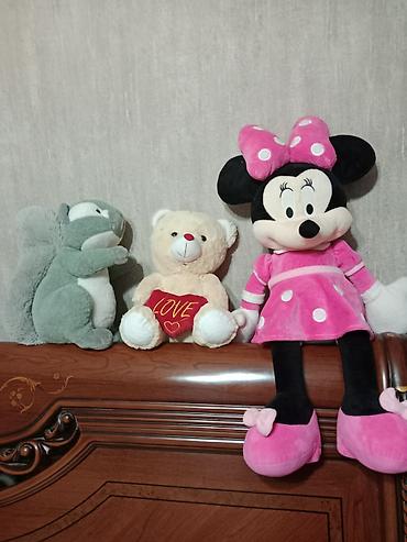 mickey mouse: Plyuş oyuncaqlar dəsti 3 ədədi 20azn - 1 ədəd böyük Minnie Mouse plyuş — 1