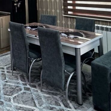 Masa və oturacaq dəstləri: *Mətbəx masa desti :-TƏCİLİ SATILIR*‼️ QİYMƏT:-220₼ bağlı 80*130