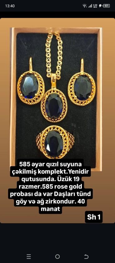 1 qram gümüşün qiyməti 2023: Çəhrayı qızıl, 585 Əyar